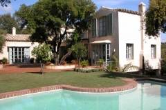 Casa Castano view of pool and patio